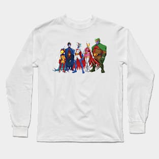 gatchaman vintage movie 6 version Long Sleeve T-Shirt